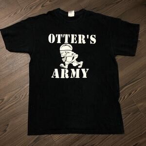 Men’s Black ‘Otters Army’ Alumni Graphic Tee